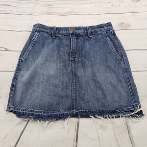 J Brand Skirt Size 25 Womens Blue Denim Mini Used